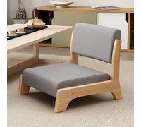 Chaise de Sol Japonais avec Dossier, Fauteuil de Méditation Portable, Canapé Relax for Salon, Chambre Ou Coin Lecture Près d'une Fenêtre en Baie