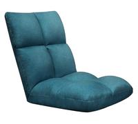 Chaise de sol pliable réglable avec 5 réglages de vitesse - Chaise d'ordinateur confortable pour chambre à coucher et baie vitrée - Vert malachite parfaite pour la détente et les jeux