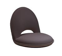 Chaise de sol pliable rembourrée avec support dorsal légère et portable pour méditation, lecture, jeu ou relaxation, facile à ranger, design confortable