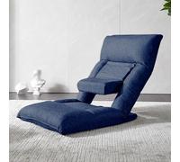 Chaise de Sol Pliant, Chauffeuse Pliant en Tissu, Fauteuil Lounge D'Intérieur for Lire, Jouer, Se Détendre, Méditer et Se Divertir