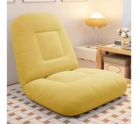 Chaise de sol pliante, fauteuil de jeu paresseux pour lire, jouer, méditation, relaxation à la maison, housse amovible facile à laver