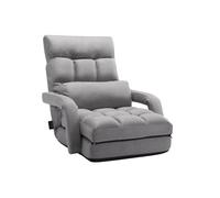 Chaise de Sol Pliante-VEVOR-5 Positions Réglables et Support Dorsal-avec Accoudoirs pour Salon et Chambre