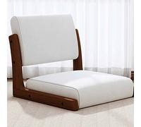 Chaise de sol portable, chaise tatami de style japonais sans pieds avec dossier, chaise de fenêtre avec dossier paresseux, siège de méditation au sol pour salon, chambre à coucher, chaise de balcon