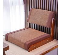 Chaise de sol portable en bambou, dossier inclinable réglable, idéal pour la lecture, les jeux, la méditation