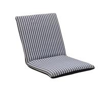 Chaise de sol portable légère avec support dorsal pour plage, camping, chaise de lecture réglable pour la méditation, les jeux et la détente - Gris