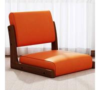 Chaise de sol Tatami portable avec support dorsal - Siège de méditation pliable de style japonais pour une assise confortable - Idéal pour s'asseoir sur une fenêtre et se détendre