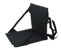 Chaise de stade - Coussin de décoloration pliable pour sol extérieur avec dossier, coussin de siège portable pour baseball, pique-nique, voyage, plage, bateau, concerts, kayak de football