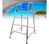 Chaise de surveillance de piscine commerciale durable - Siège d'observation robuste pour la sécurité des plages et des piscines intérieures et extérieures, idéal pour les arbitres et les sau