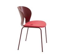 Ø Chaise de Table à Manger Capitonnée Bordeaux Pang/Rouge