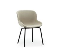 Chaise de Table à Manger Hyg Rembourrée en Acier Noir/lin Main Line MLF20