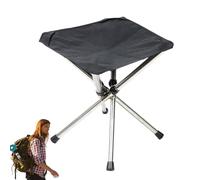 Chaise de tabouret de camping pliant, petits tabourets de camping, Chaise de pêche en plein air, Pouvoir en acier inoxydable, siège de pack extérieur léger pour le camping, la pêche, la randonnée, le