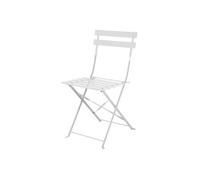 Chaise de terrasse en acier gris x 2
