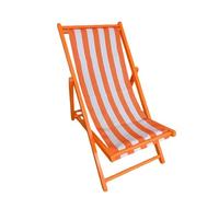 Chaise de terrasse en Bois Pliante Chaise à Plage rayée, inclinable Jardin pour détente extérieure, chaises Soleil Bord mer Portables, siège Patio Cadre Pliable Classique B 128 * 58cm