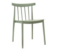 Chaise de terrasse en polypropylène vert sauge - Oviala