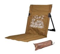 Chaise de Terre Pliante - Tabouret de Camp Polyvalent, Coussinet de Plage, Chair de Voyage | Le système de Support Assure la Relaxation, Le Cadre Easy Pack Offre Une commodité Pendant la Rando