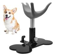 Chaise de Toilettage pour Chien,Support De Bain Debout pour Animaux - Échelle et Banc d'Assistance Réglables en Hauteur Anti-Dérapants pour Le Bain la Douche et Le Toilettage du Chien