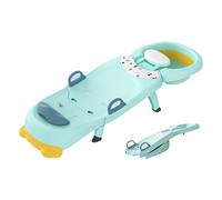 Chaise de toilette pour - Chaise pliante en plastique non antidérapante - Baignoire intégrée - Shampooing pour et tout-petits de 0 à 10 ans dans le salon et