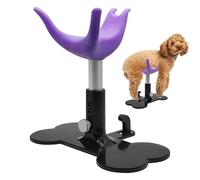 Chaise de toilette pour chiens - Échelle pour douche et bain | Banc antidérapant en silicone de hauteur réglable (14,5 - 18,5 cm) pour couper et peigner les chiens, soin des animaux à la maison pour