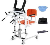 Chaise De Transfert Adulte Fauteuil de transfert pour patients, fauteuil roulant élévateur pour la maison, fauteuil de transfert portable pour soins infirmiers, fauteuil de transfert pour la