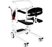 Chaise De Transfert Adulte Fauteuil roulant de transfert réglable, dossier de lit électrique, élévateur portable mobile pour la maison, élévateur portable pour patients, aide au levage porta