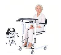 Chaise de Transfert et lève-Patient pour Usage Domestique Hauteur réglable hydrauliquement (33,07 à 42,12 Pouces) Fauteuil Roulant Transfert Lève-Personne Assis-Debout