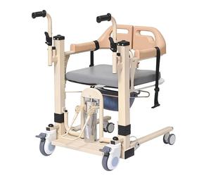 Chaise De Transfert Hydraulique Pour Patient Siège Divisé À 180° Machine Transfert Maison Fauteuil Roulant Personnes Âgées et Handicapées Aide Au Chevet avec Pot