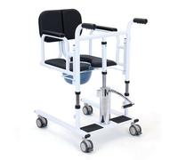 Chaise de transfert pour patient avec support de levage assisté pour le haut du corps, portable et réglable en hauteur pour une utilisation à la maison et à l'hôpital