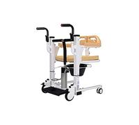 Chaise de transfert pour patients - Fauteuil roulant hydraulique pour patients pour la maison, élévateur de transfert portable avec siège divisé de 180 ° et chaise de douche avec I