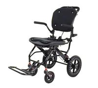 Chaise de transport pliable - Fauteuil roulant léger et pliable standard pour adultes, capacité de poids de 99,8 kg, idéal pour les enfants et les pédiatriques