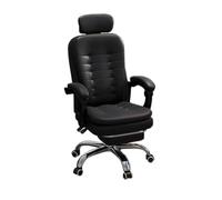 Chaise de Travail de Direction pour Le Bureau/la Chambre à Coucher/Les Jeux à la Maison, l’étude ou Le Travail du gestionnaire Chaise de Bureau à Dossier Haut rembourrée en Tissu Respirant réglable
