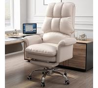 Chaise de travail ergonomique pour bureau à domicile avec support lombaire réglable et accoudoirs pour adultes, chaise de jeu sur ordinateur à dossier haut pour usage exécutif (noir) Octopus feet