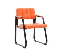 Chaise de visiteur Canada B similicuir , Orange