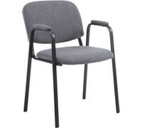 Chaise de visiteur Ken PRO tissu , Gris Gris G