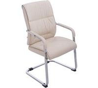 Chaise de visiteur XXL Anubis , Crème Crème G