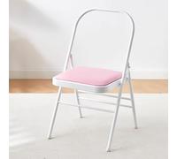 Chaise de Yoga Pilates, Chaise de Yoga sans Dossier en Cuir PU, Conception à Trois poutres Avant et arrière, Chaise de Yoga Pliante, Chaise de Yoga Iyengar, Chaise de Yoga pour Adultes