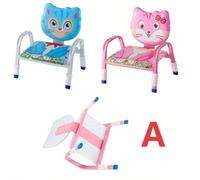 Chaise d'enfant mignonne de dessin animé, chaise avec pour la maison/la maternelle, siège en forme d'animal adorable B,A,D,CFer