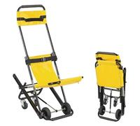Chaise d'escalier pliable portable | Capacité de 181,4 kg | Chaise d'évacuation d'urgence | Utilisation légère pour une seule personne pour ambulances et pompiers