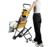 Chaise d'escalier pliable pour un transfert sûr du patient dans des espaces étroits, supporte 158,8 kg