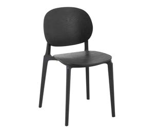 Chaise Design "Finama" 82cm Noir