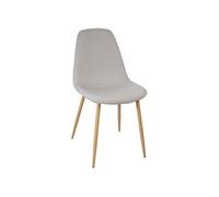 - Chaise design scandinave Roka - Gris clair