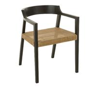 Chaise Design "Sungkai" 71cm Noir