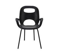 Chaise designer Umbra Oh 62x61x86cm pour intérieur et extérieur en polyester résistant aux intempéries noir mat 320150-038