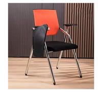 Chaise d'étudiant pliable avec bureau attaché, chaise de bureau empilable avec support lombaire, tableau d'écriture et bras pour tablette, idéale pour les études et le travail