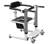 Chaise d'Évacuation d'Escalier Fauteuil de transfert électrique pour patients, élévateur portatif pour la maison, avec siège divisé et bassin pour personnes âgées handicapées, charge 330 lb