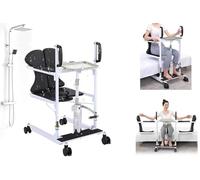 Chaise d'Évacuation d'Escalier Fauteuil élévateur pour escalier, dispositif de transfert pour patients à domicile, siège divisé pour personnes âgées handicapées, douche de transfert non adap