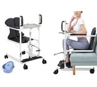 Chaise d'Évacuation d'Escalier Fauteuil monte-escalier pour patient avec siège divisé, transfert corporel à domicile, élévateur corporel pour patient handicapé, transfert au chevet, douche d