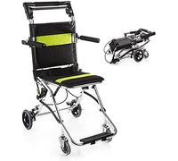 Chaise D'Évacuation D'Escalier Légère Et Portable, Chaise D'Escalier Pliante, Machine De Déplacement De Fauteuil Roulant Mobile Confortable À L'Extérieur, Transport En Alliage D'Aluminium Ultra Lége