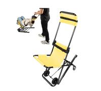 Chaise D'éVacuation Pliable Et Facile à Plier -Monte-Escalier Portable Fauteuil Roulant, Chaise D'Escalier Manuelle Pour Adulte - SièGe LéGer - Fauteuil Roulant De Transport Ultra LéGer