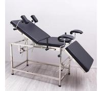 Chaise d'examen gynécologique, dossier et repose-pieds réglables, lit pliant à 3 sections, table polyvalente de massage et de traitement de tatouage