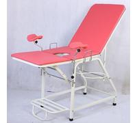 Chaise d'examen gynécologique, lit d'examen médical avec réglage du dossier de 0 à 45 ° et réglage de la plaque des pieds de 0 à 90 °, capacité de charge élevée